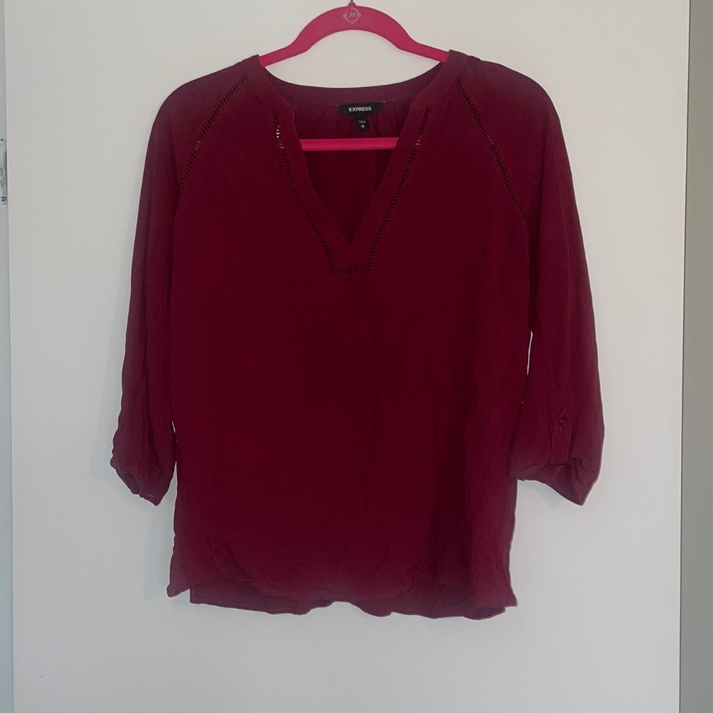 Small Express Boho 3/4 Sleeve Top
